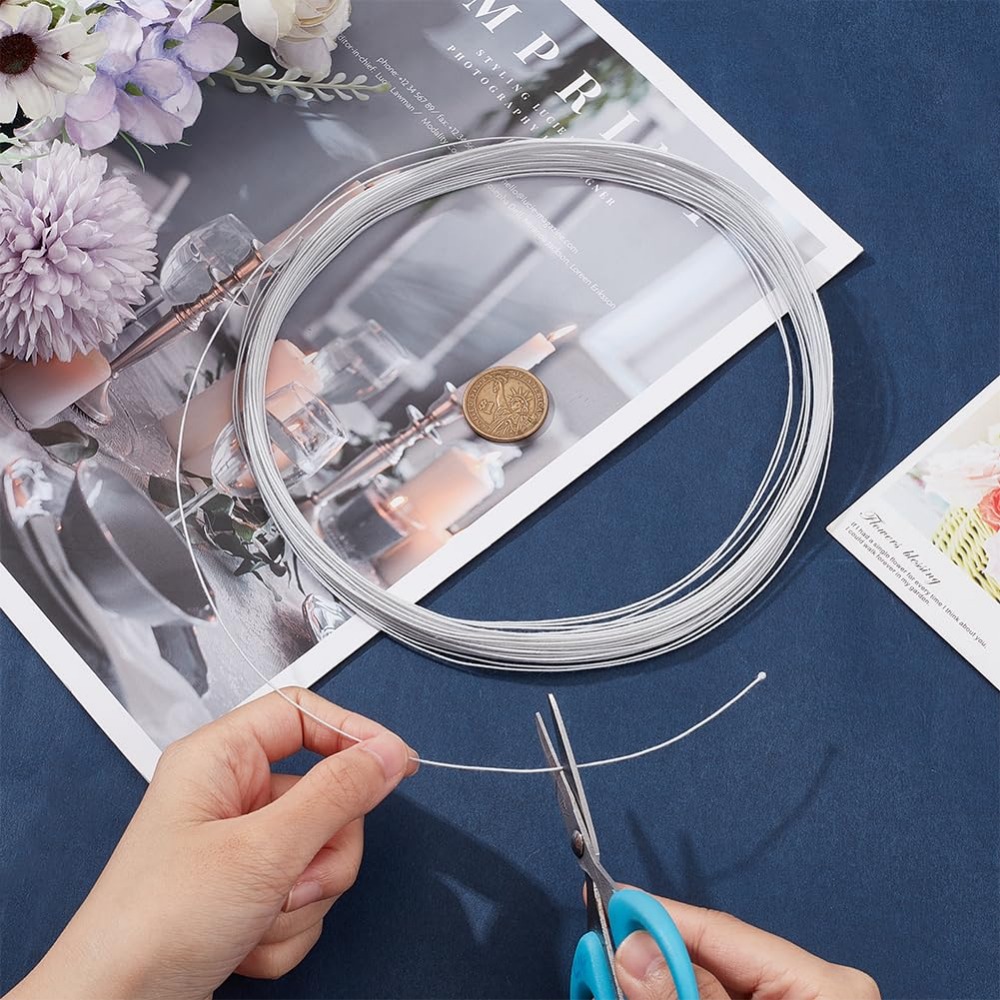 21.8 Yards White Floral Wires  - огляд і ціна Wire Stem Florist