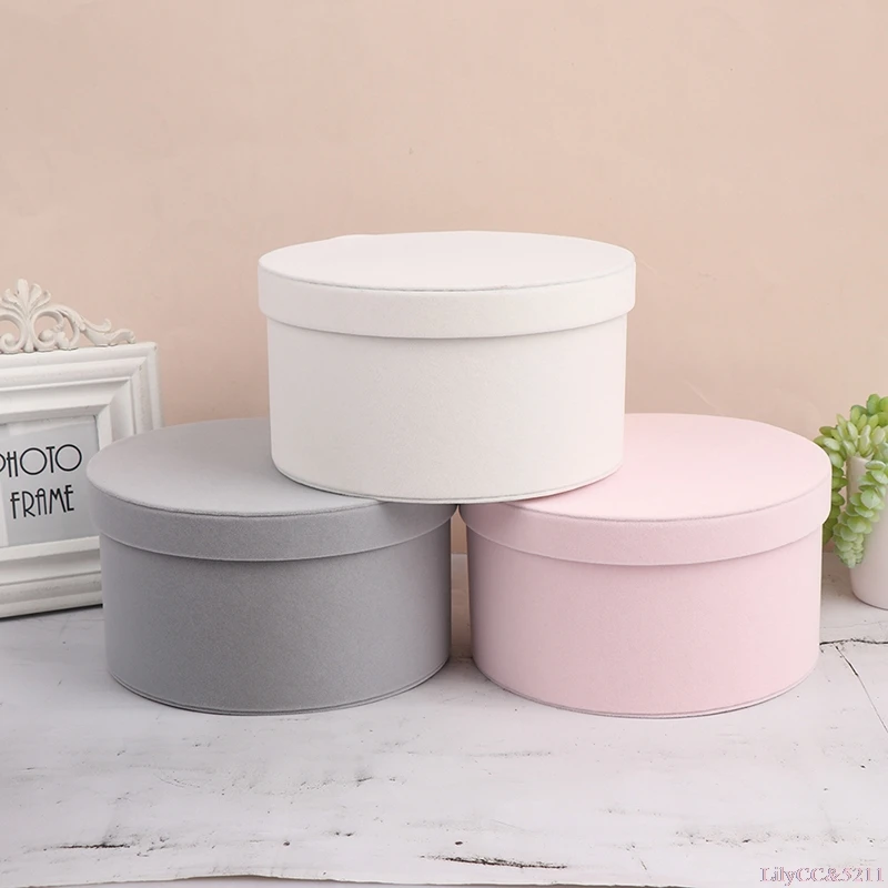 Velvet Round Flowers Box, Flow - огляд і ціна The Florist Supply