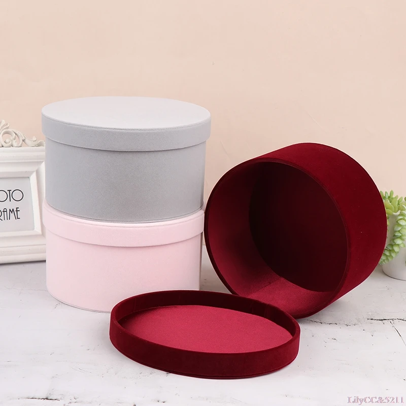 Velvet Round Flowers Box, Flow - огляд і ціна The Florist Supply