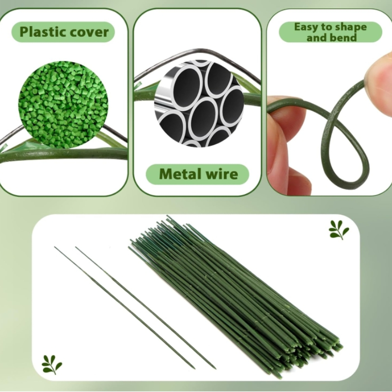 100 Pieces Floral Stem,Artific - огляд і ціна Wire Stem Florist