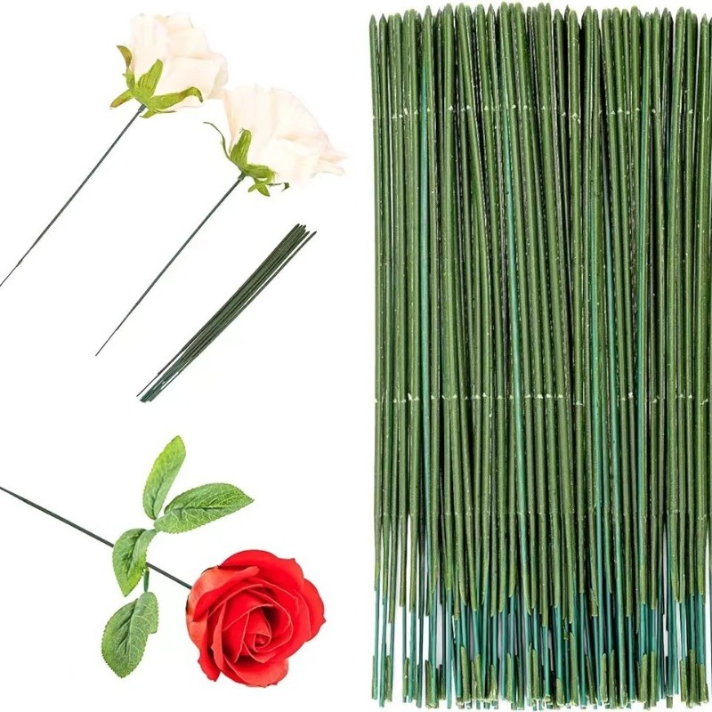 100 Pieces Floral Stem,Artific - огляд і ціна Wire Stem Florist