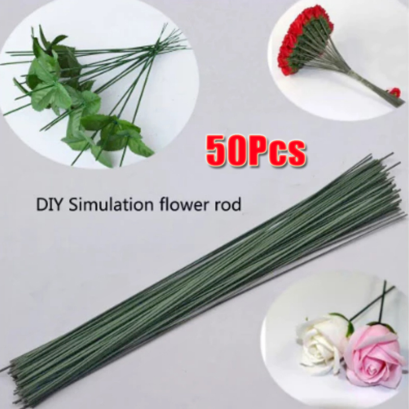 50pcs Green Floral Wire Stems  - огляд і ціна Wire Stem Florist