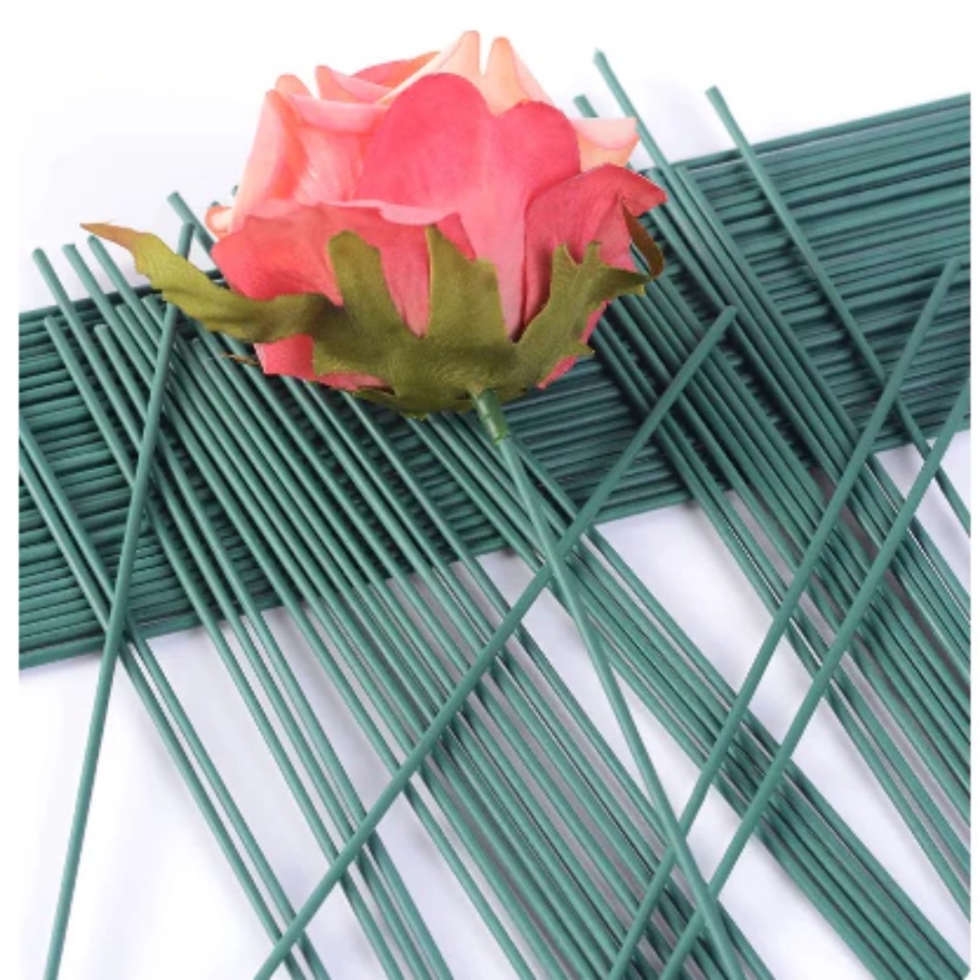 50pcs Floral Stem Wire Crafts  - огляд і ціна Wire Stem Florist