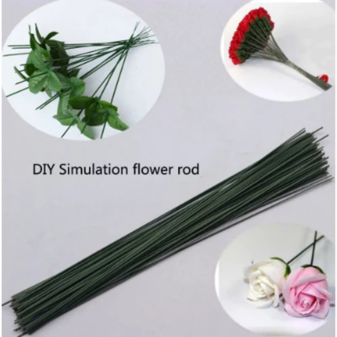 50pcs Floral Stem Wire Crafts  - огляд і ціна Wire Stem Florist