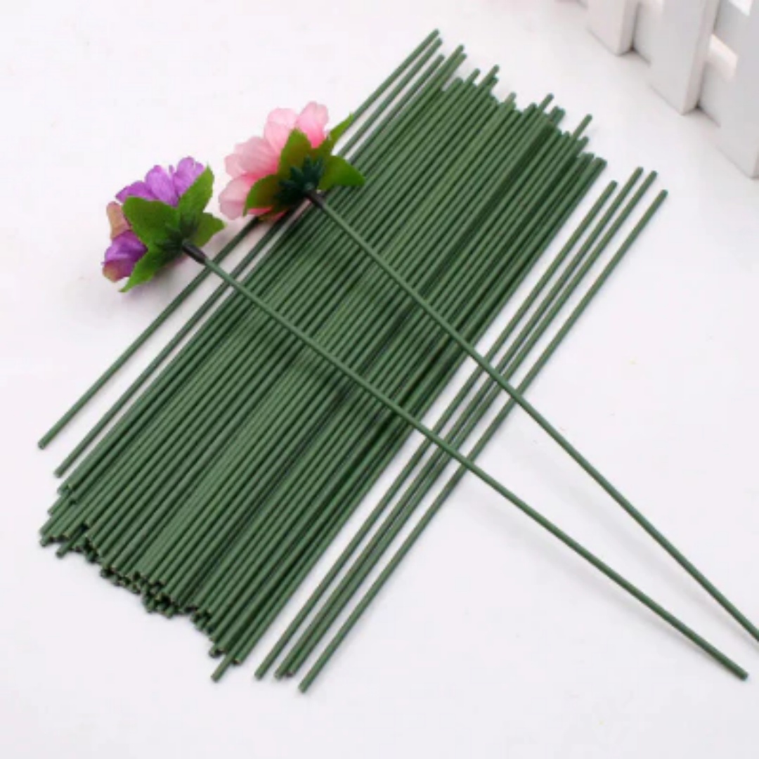 50pcs Floral Stem Wire Crafts  - огляд і ціна Wire Stem Florist