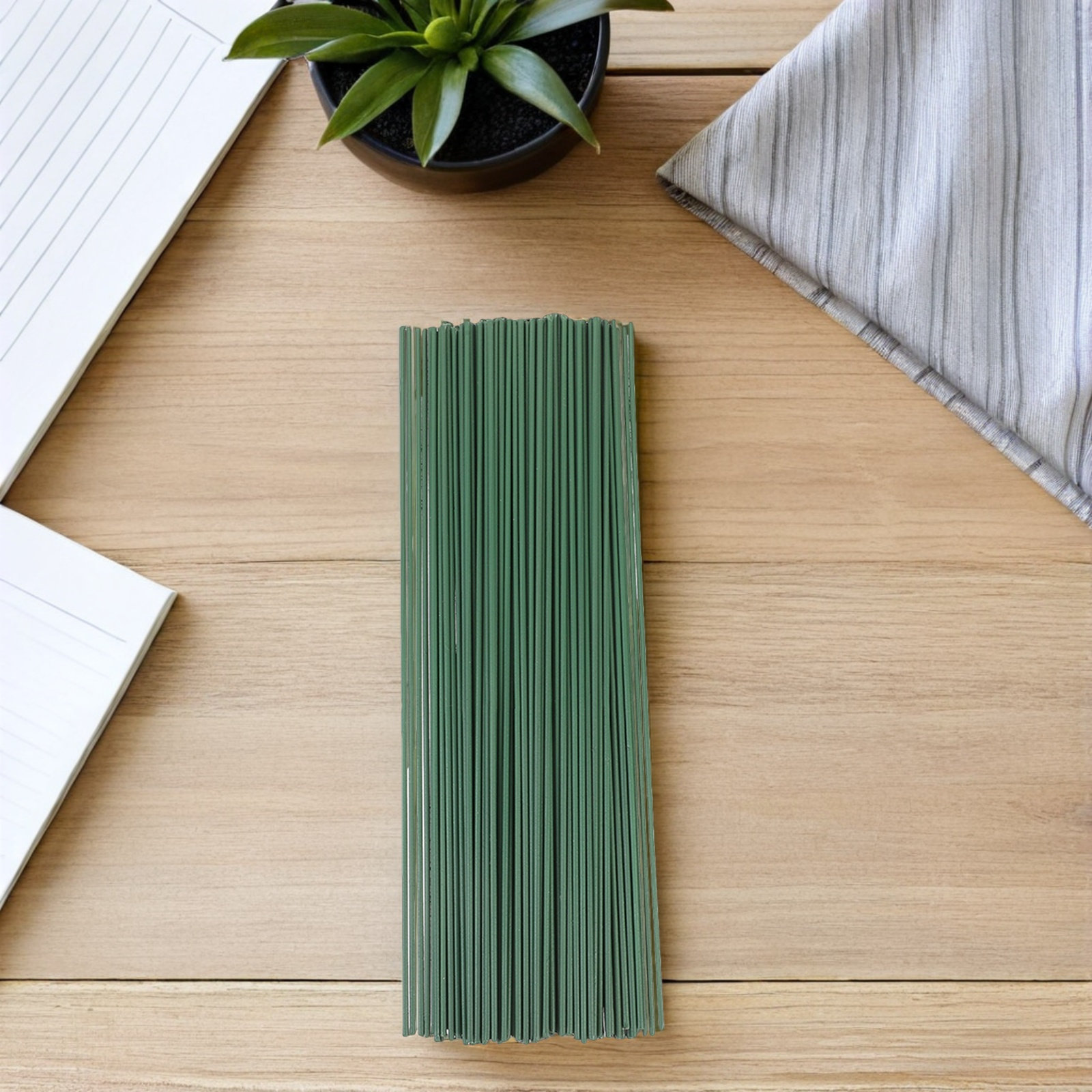 150Pcs Green Metal Floral Wire - огляд і ціна Wire Stem Florist