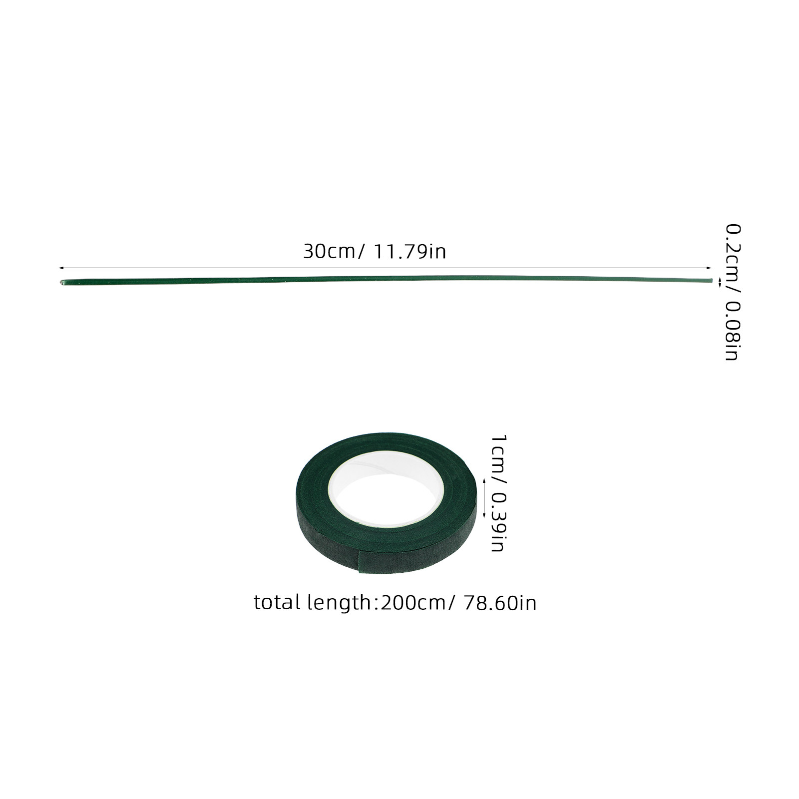 1Set Florist Tape Green and Fl - огляд і ціна Wire Stem Florist