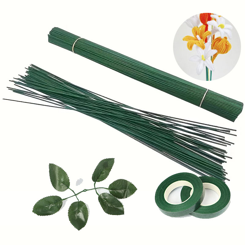 10/20/50Pcs Artificial Flower  - огляд і ціна Wire Stem Florist