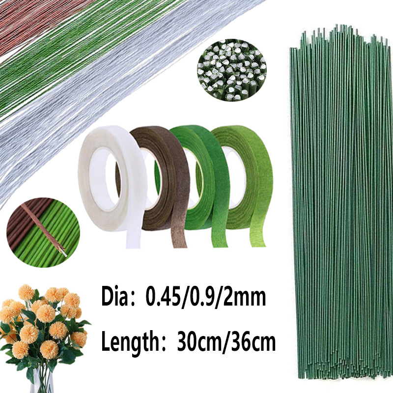 22/20 Gauge LightGreen Floral  - огляд і ціна Wire Stem Florist