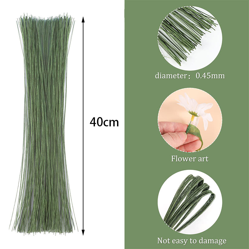 100Pcs Floral Wire High Qualit - огляд і ціна Wire Stem Florist